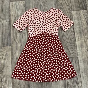ASOS Petite Polka Dot Mini Dress